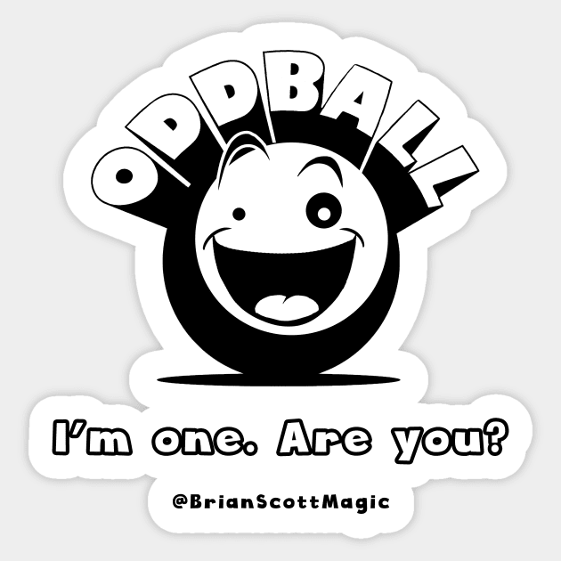 Oddball Sticker by Brian Scott Magic